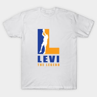 Levi Custom Player Basketball Your Name The Legend T-Shirt